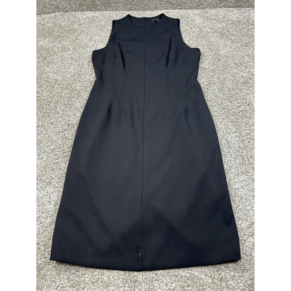 Antonio Melani Classic Black Knee Length Sheath Dress Women's Size 8 #0039